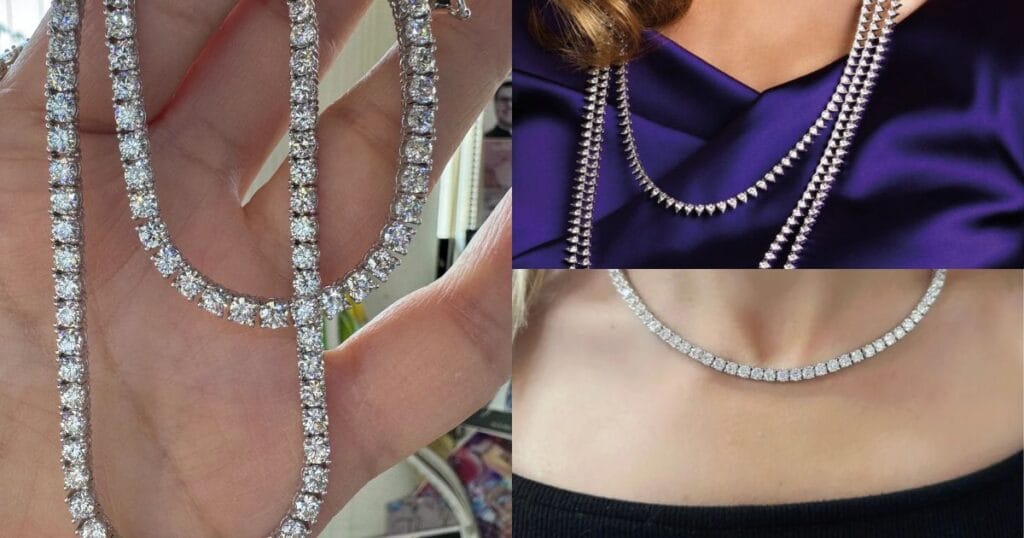 2 Diamond Tennis Chains