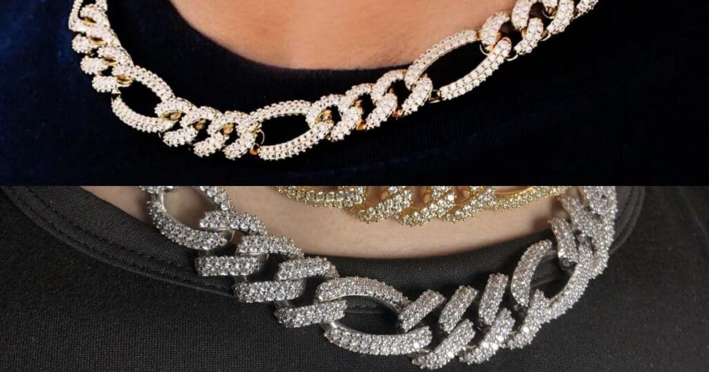6 Diamond Figaro chain