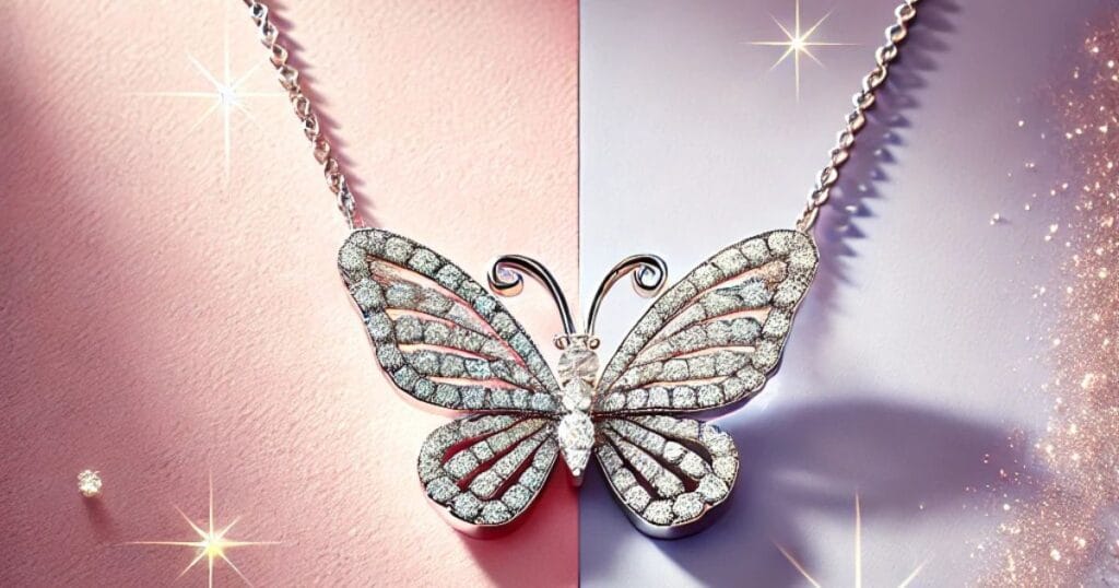 Where to Buy a Girls' Diamond Butterfly Necklace